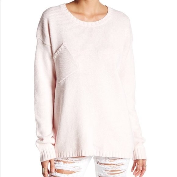 One Teaspoon Classic Cotton Chunky Knit Sweater Gray Marle Oversized Size XXS - Picture 5 of 14